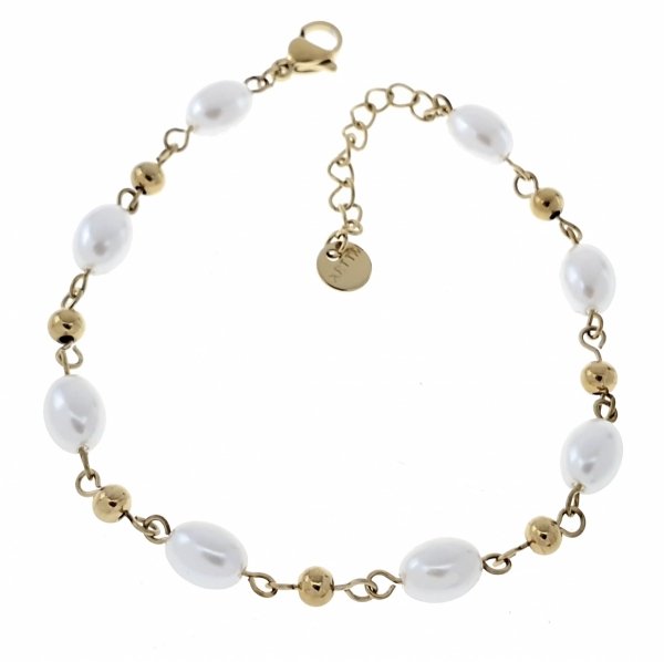 ARMBAND GOLD CELEBRITY EDELSTAHL
