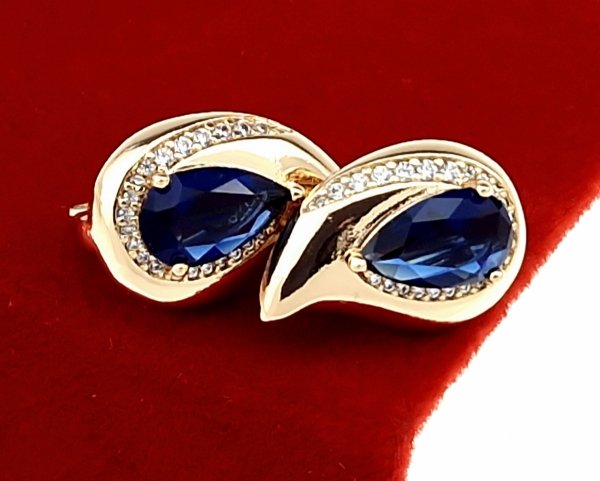 exklusive swarovski vergoldete ohrringe