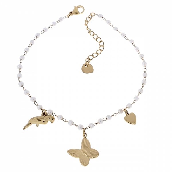 ARMBAND GOLD CELEBRITY EDELSTAHL