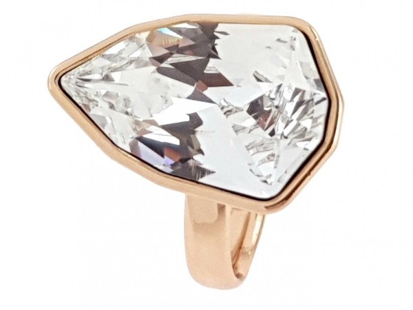 Goldring 17,00 mm. vergoldete Verlobung Xuping