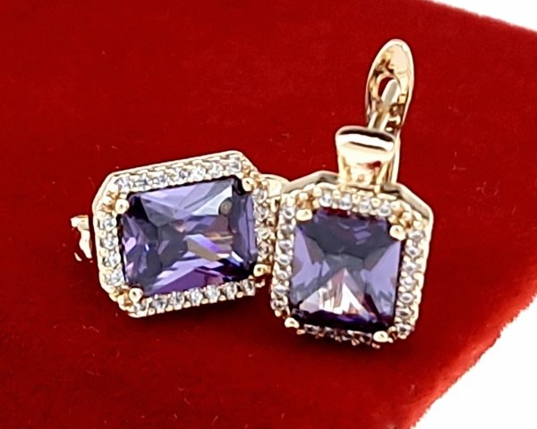 exklusive swarovski vergoldete ohrringe