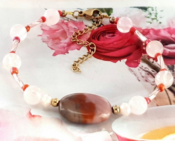 ARMBAND GOLD CELEBRITY EDELSTAHL