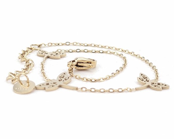 ARMBAND GOLD CELEBRITY EDELSTAHL