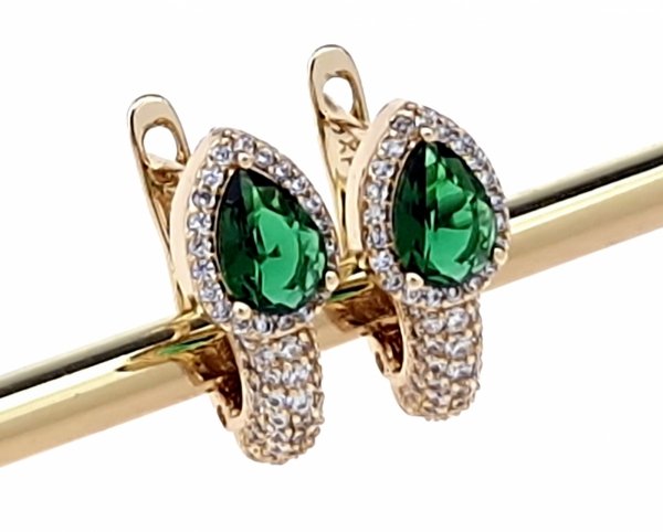 exklusive swarovski vergoldete ohrringe