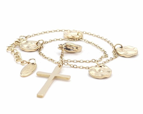 ARMBAND GOLD CELEBRITY EDELSTAHL