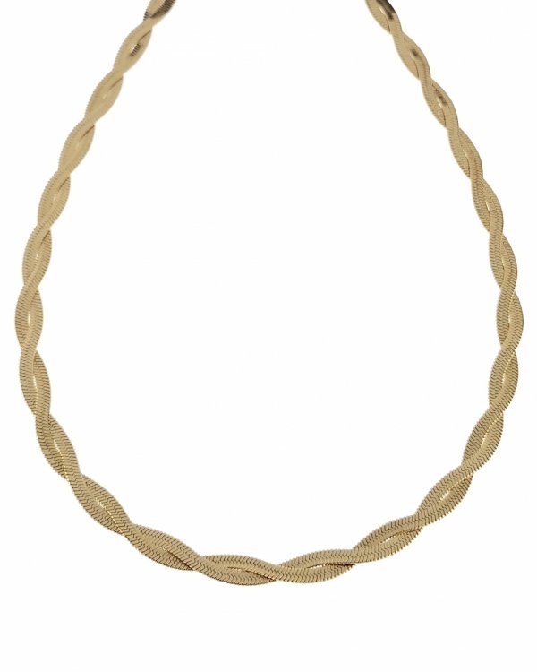 GOLDENE KETTENFESTIGKEITS-HALSKETTE EDELSTAHL