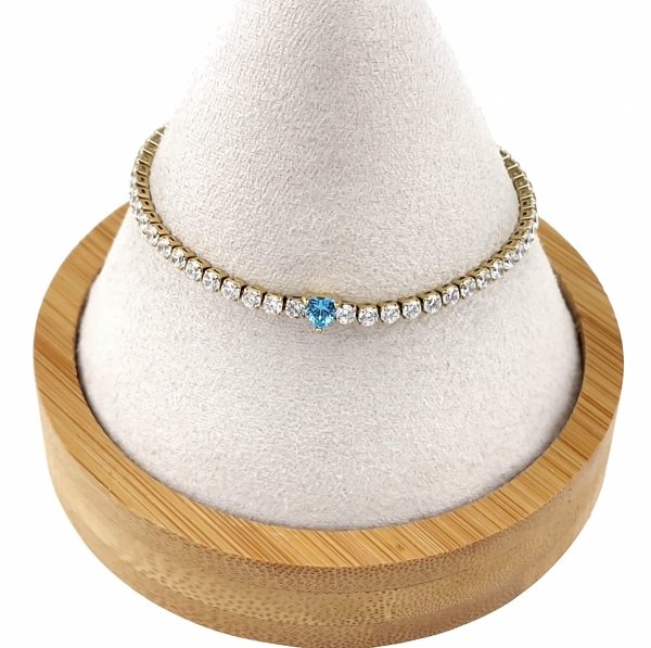 ARMBAND GOLD CELEBRITY EDELSTAHL