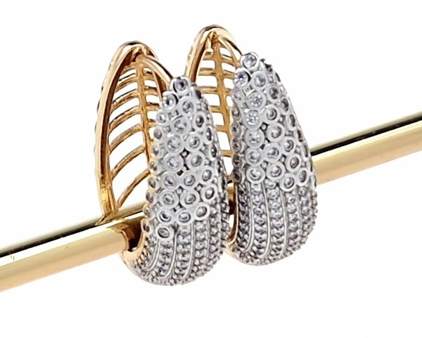 exklusive swarovski vergoldete ohrringe