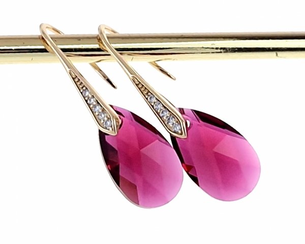exklusive swarovski vergoldete ohrringe