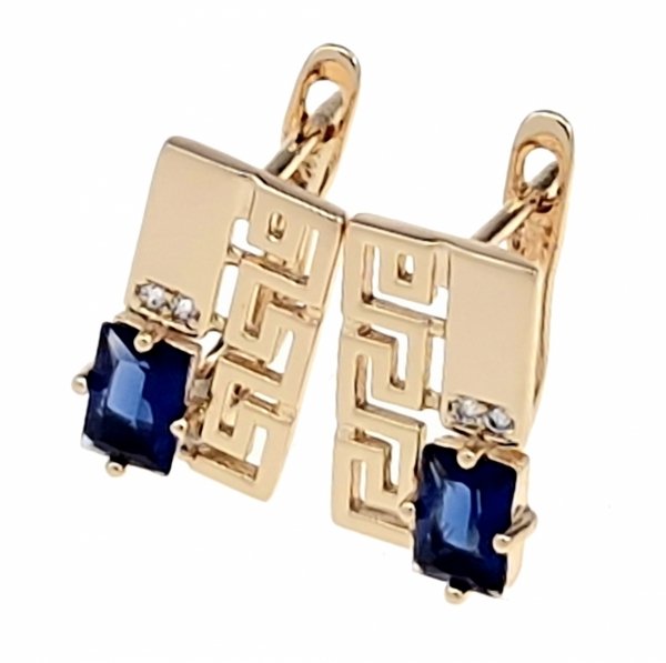 exklusive swarovski vergoldete ohrringe