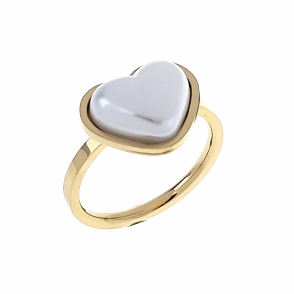 Ring 19,00 mm, goldener Edelstahl
