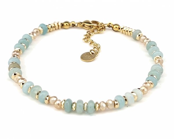 ARMBAND GOLD CELEBRITY EDELSTAHL