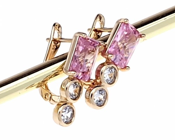 exklusive swarovski vergoldete ohrringe