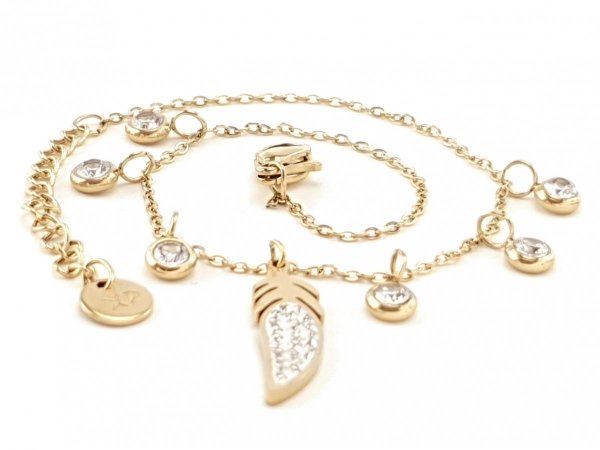 ARMBAND GOLD CELEBRITY EDELSTAHL