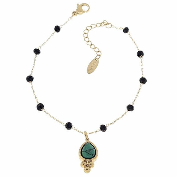 ARMBAND GOLD CELEBRITY EDELSTAHL