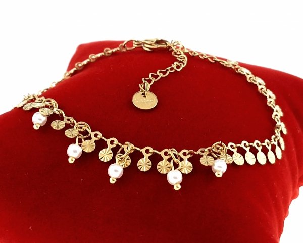 ARMBAND GOLD CELEBRITY EDELSTAHL
