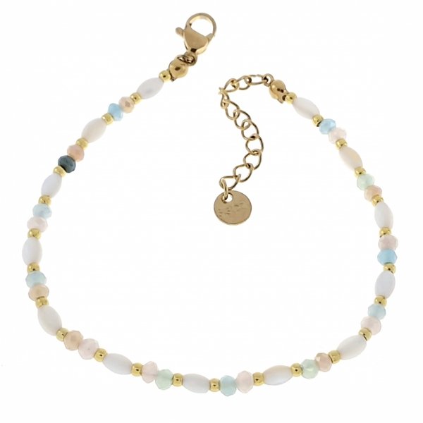 ARMBAND GOLD CELEBRITY EDELSTAHL