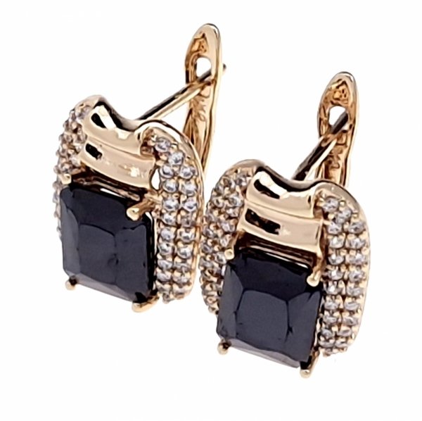 exklusive swarovski vergoldete ohrringe