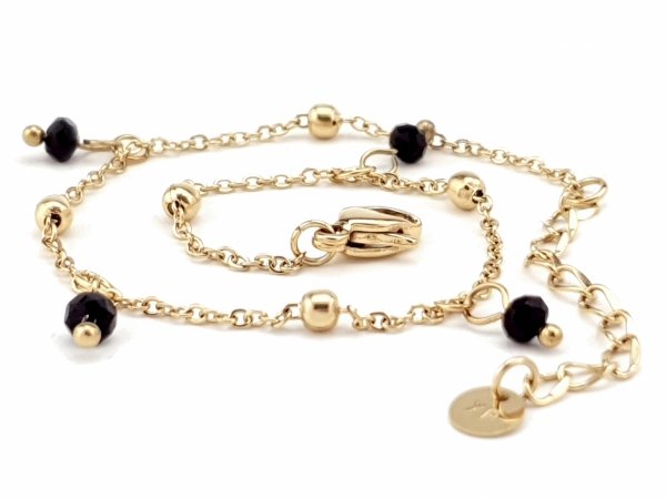 ARMBAND GOLD CELEBRITY EDELSTAHL