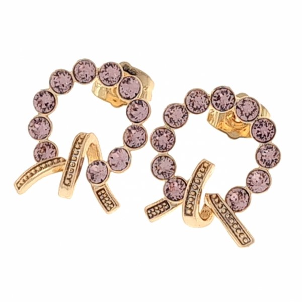 exklusive swarovski vergoldete ohrringe