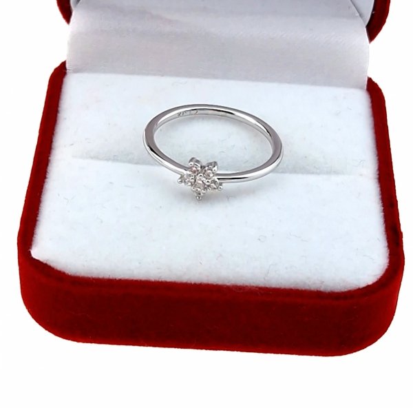 Goldring 18,60 mm. vergoldete Verlobung Xuping