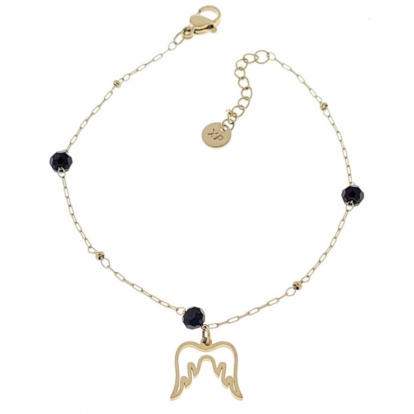 ARMBAND GOLD CELEBRITY EDELSTAHL