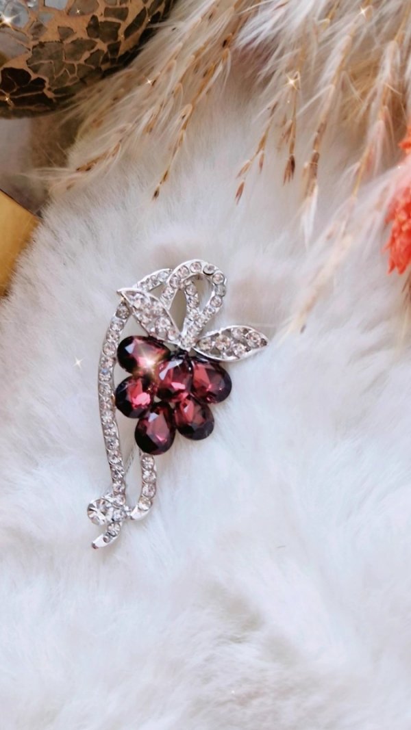 elegant gold brooch