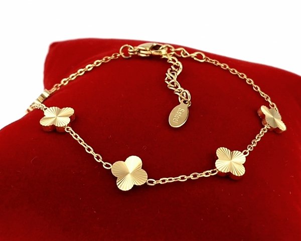 BRACELET GOLD CELEBRITY STAINLESS STEEL