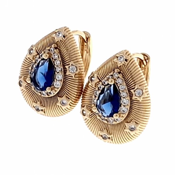 18k gold plated set pendant earrings xuping