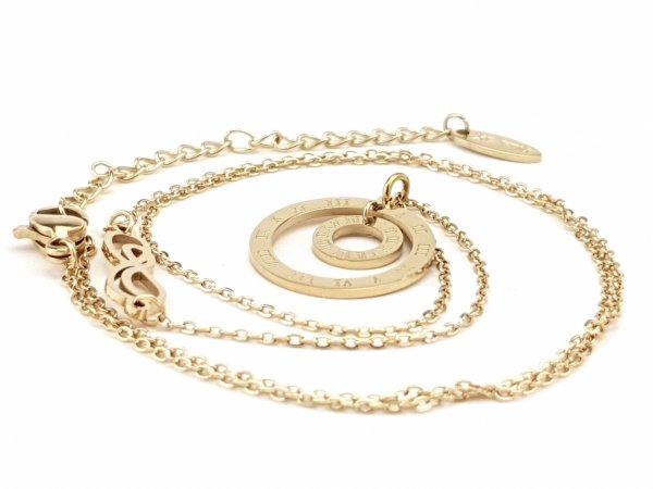 GOLD CHAIN NECKLACE celebrity STAINLESS STEEL