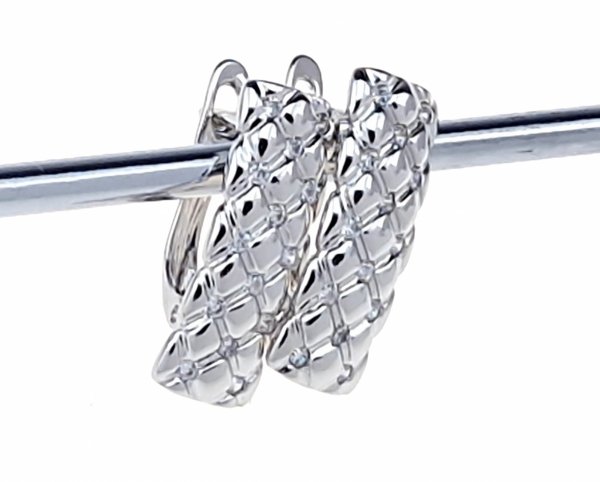 gold plated earrings with exclusive cubic zirconia