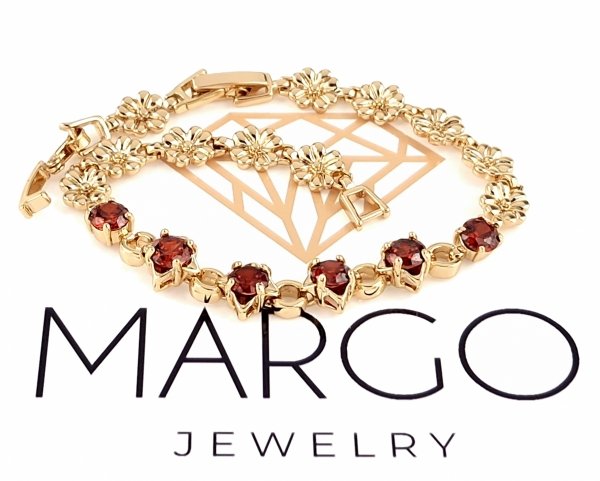 gold bracelet for a gold-plated leg