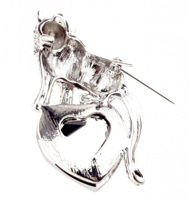 elegant gold brooch