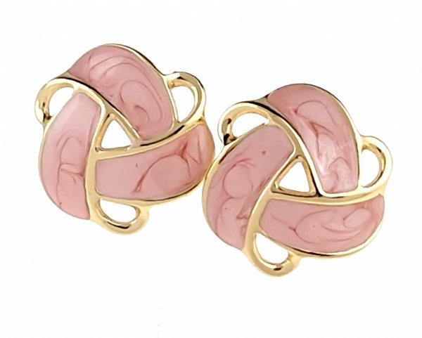 gold earrings made of stainless steel