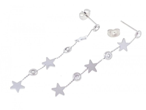 gold earrings made of stainless steel