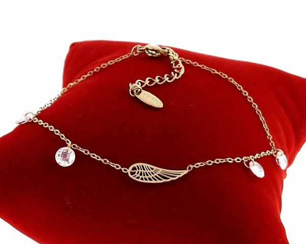 BRACELET GOLD CELEBRITY STAINLESS STEEL