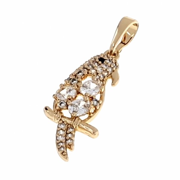 gold pendant 18k shiny xuping