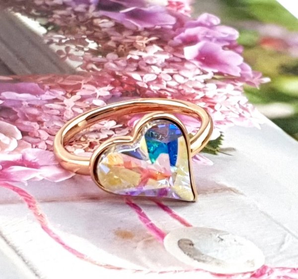 gold ring 16,30mm. gold-plated engagement xuping