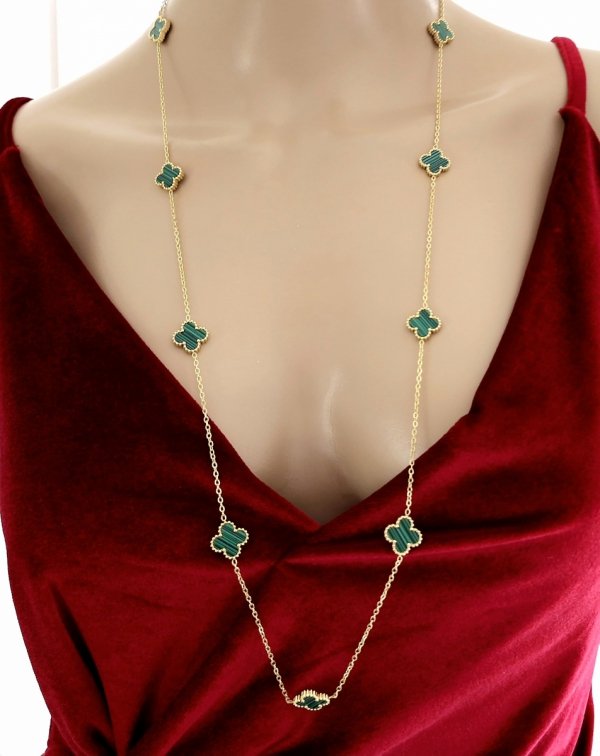 GOLD CHAIN NECKLACE celebrity STAINLESS STEEL