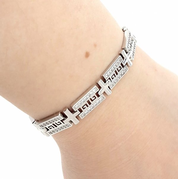 gold bracelet for a gold-plated leg
