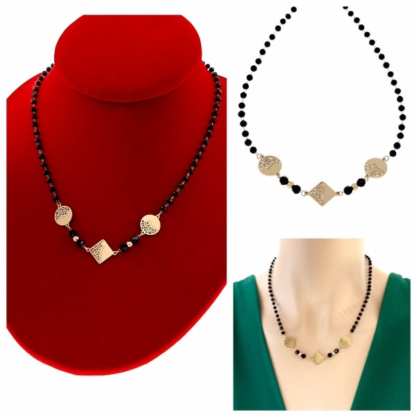 GOLD CHAIN NECKLACE celebrity STAINLESS STEEL