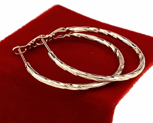 exclusive swarovski gold-plated earrings