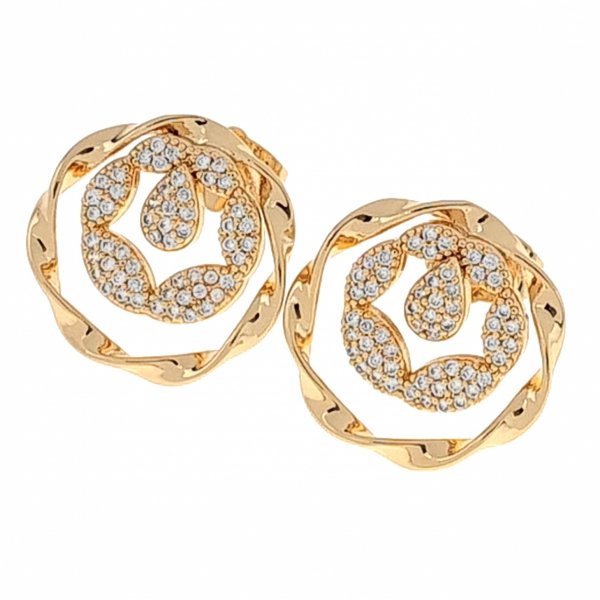 18k gold plated set pendant earrings xuping