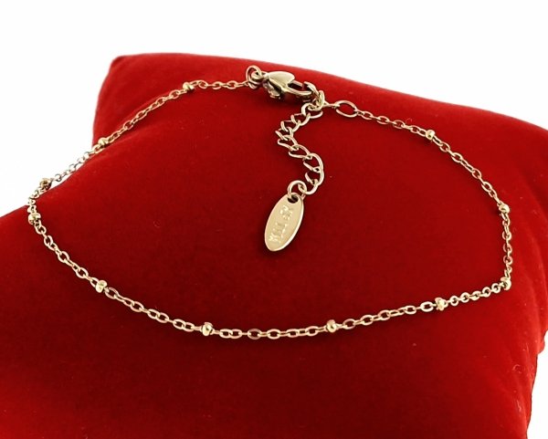 BRACELET GOLD CELEBRITY STAINLESS STEEL