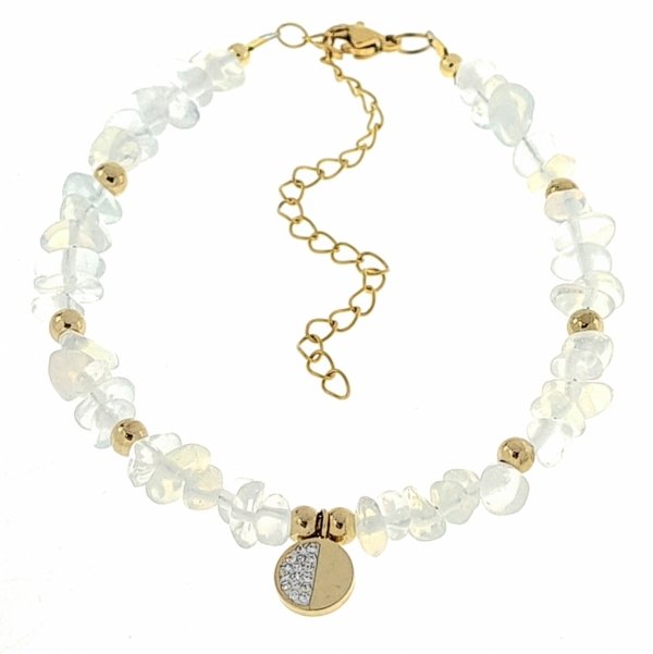BRACELET GOLD CELEBRITY STAINLESS STEEL