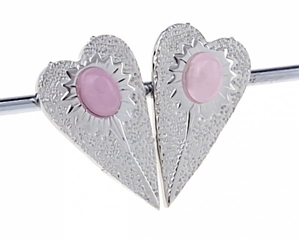 gold earrings made of stainless steel