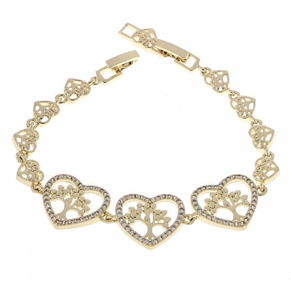 gold bracelet for a gold-plated leg