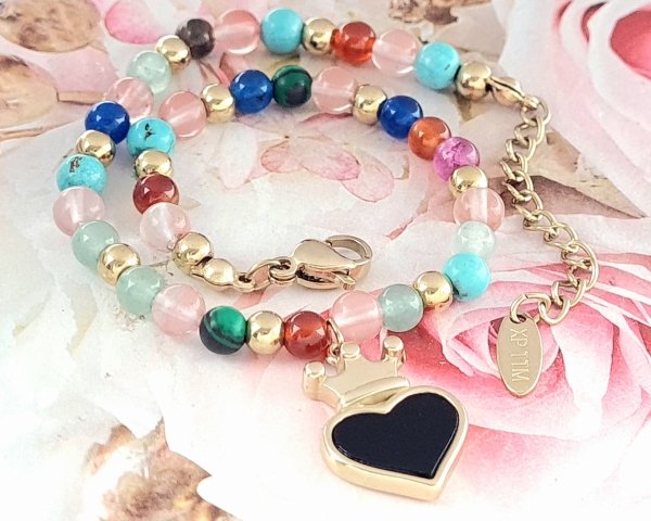 BRACELET GOLD CELEBRITY STAINLESS STEEL