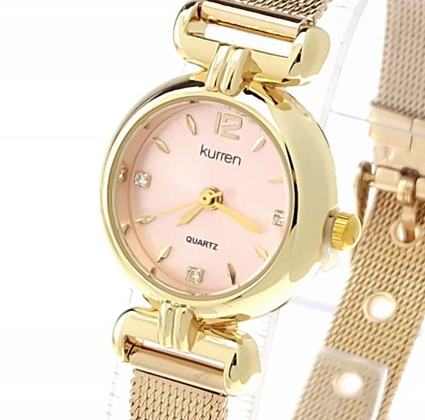 Women's watch golden kurren stainless steel