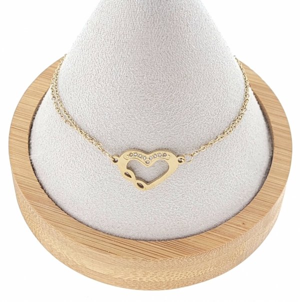 BRACELET GOLD CELEBRITY STAINLESS STEEL